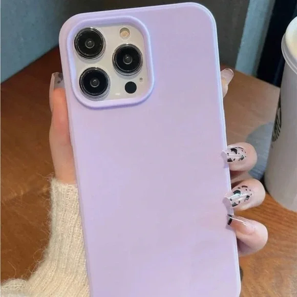 ⚠️Clearance iPhone 13/Pro/Pro Max Solid Purple Phone Case - Picture 4 of 4